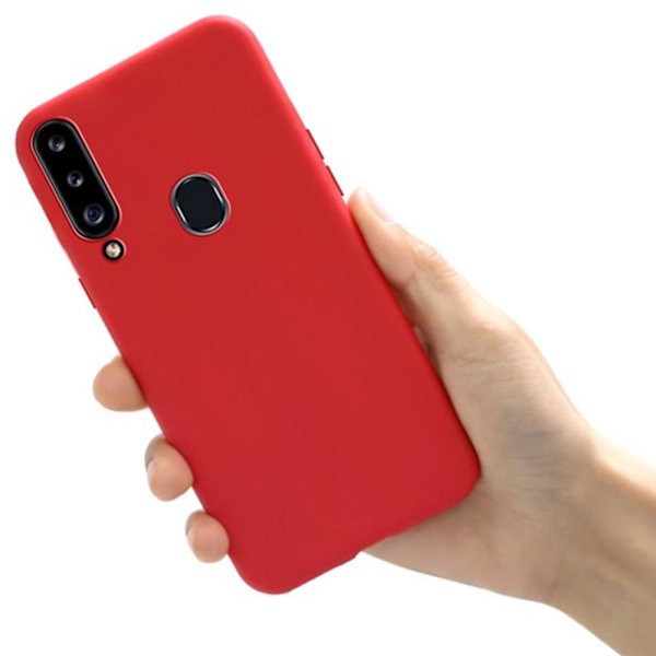 Samsung Galaxy A20S - Skyddande Mattbehandlat NKOBEE Skal Transparent/Genomskinlig
