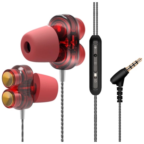 LongsDom Dual-core In-ear Genomskinlig