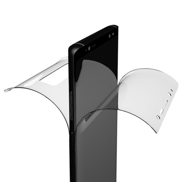 Samsung Galaxy S10E - 3D skærmbeskytter foran og bagpå (HuTech) Transparent/Genomskinlig