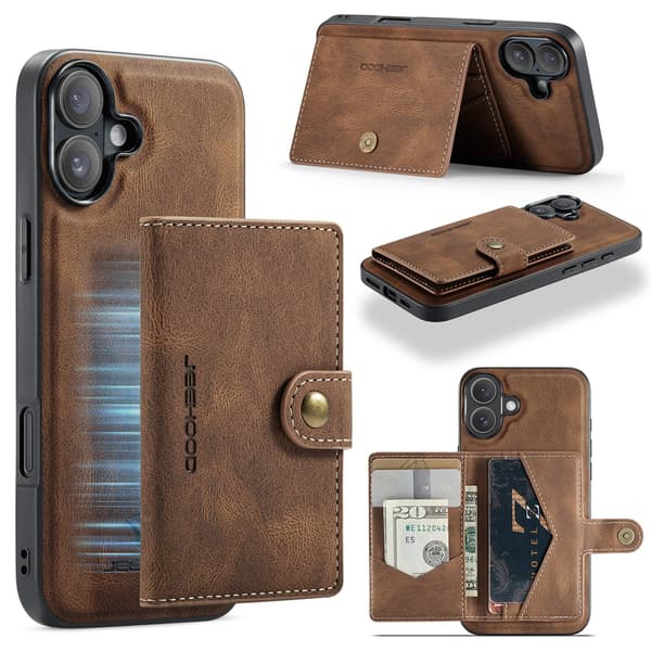 iPhone 17 Läderfodral  smart, snyggt & slitstarkt Roséguld