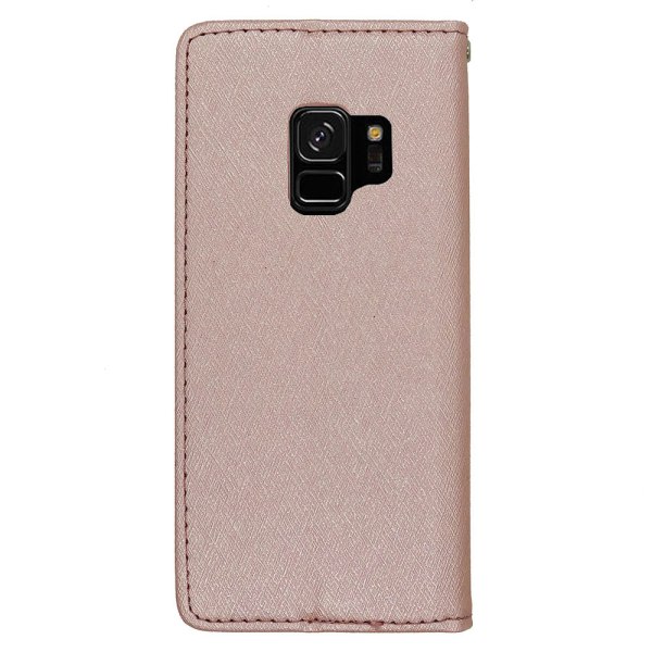 Samsung Galaxy S9 - Plånboksfodral Roséguld