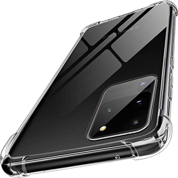 Smart Skal (Tjocka Hörn) - Samsung Galaxy S20 Ultra Transparent Transparent/Genomskinlig