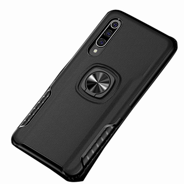 Huawei P30 - Stilsäkert Skyddsskal med Ringhållare (LEMAN) Guld