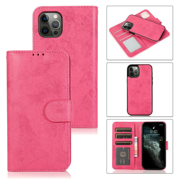 iPhone 12 Pro – Thoughtful Wallet Case (kaksitoiminto) Lila