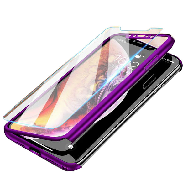 Kraftfullt Dubbelsidigt Skal - iPhone 11 Pro Röd