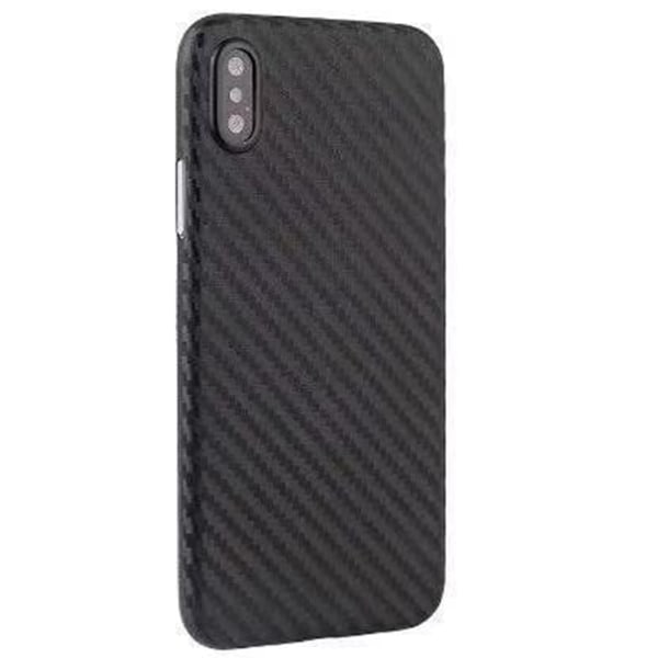 iPhone XS Max - Professionellt Karbon-Design Skyddsskal Svart