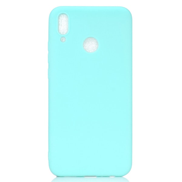 Stilig smart silikondeksel - Huawei P Smart 2019 (NKOBEE) Mörkblå