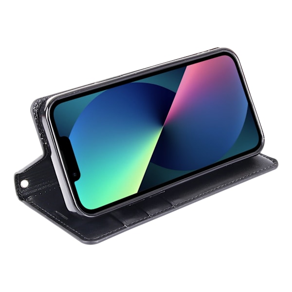 iPhone 14 Plus - Elegant Praktiskt HANMAN Plånboksfodral Guld