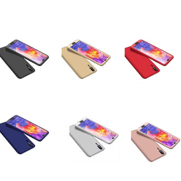 Huawei P20 - Stötdämpande Robust Dubbelskal (Floveme) Blå Blå