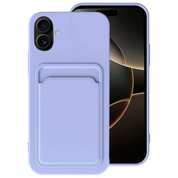 iPhone 16 - Mjukt, greppvänligt silikon skal Röd