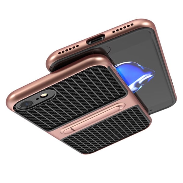 iPhone SE 2020 - HYBRID støtdempende karbon skall fra FLOVEME Guld