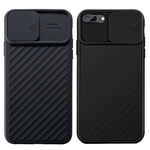 iPhone 6 Plus / 6S Plus - Skyddande Skal med Kamera Skydd Ljusblå Ljusblå