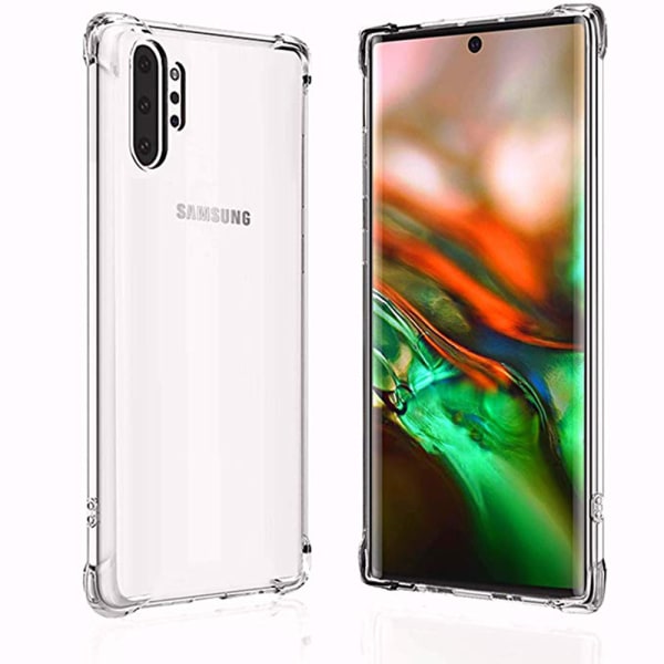 Silikonikotelo - Samsung Galaxy Note 10 Plus Transparent/Genomskinlig