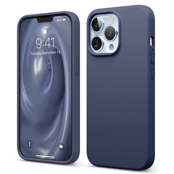 iPhone 12 Pro Max - Tyylikäs iskuja vaimentava Floveme-kotelo Mörkblå