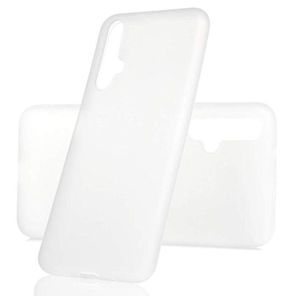 Huawei Nova 5T - Thoughtful Silicone Cover (FLOVEME) Transparent/Genomskinlig
