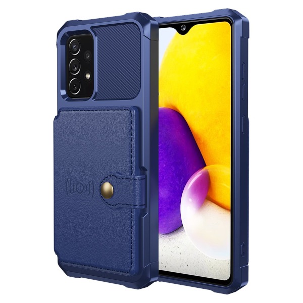 Samsung Galaxy A23 5G - Mobildeksel Kortholder Blå