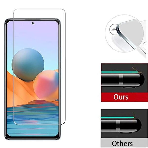 Redmi Note 10 Pro Härdat Glas Skärmskydd HD 0,26 mm Transparent