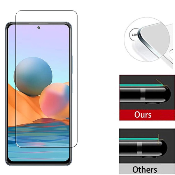 Redmi Note 10 Pro Skjermbeskytter HD 0,26 mm i herdet glass Transparent