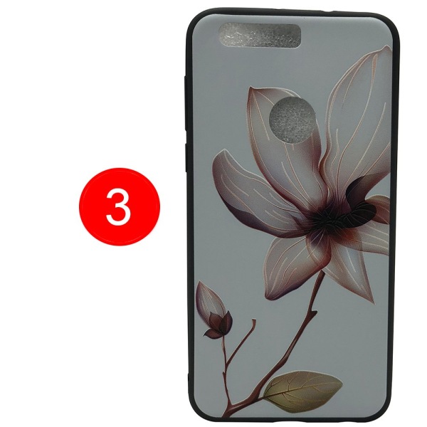 Blomsterskinn til Huawei Honor 8 3