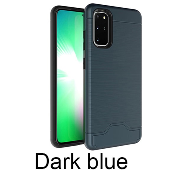 Samsung Galaxy S20 Plus - Stilfuldt cover med kortrum JENSEN Mörkblå