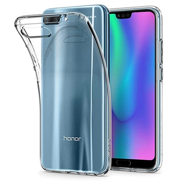 Huawei Honor 10 - Skyddande Silikonskal (FLOVEME) Transparent/Genomskinlig