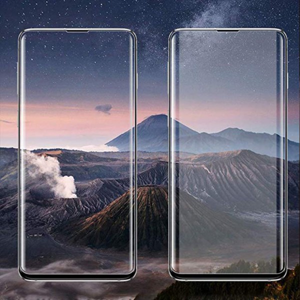 HuTech EXXO Skjermbeskytter 2 PAKKE - Samsung Galaxy S10+ Transparent/Genomskinlig