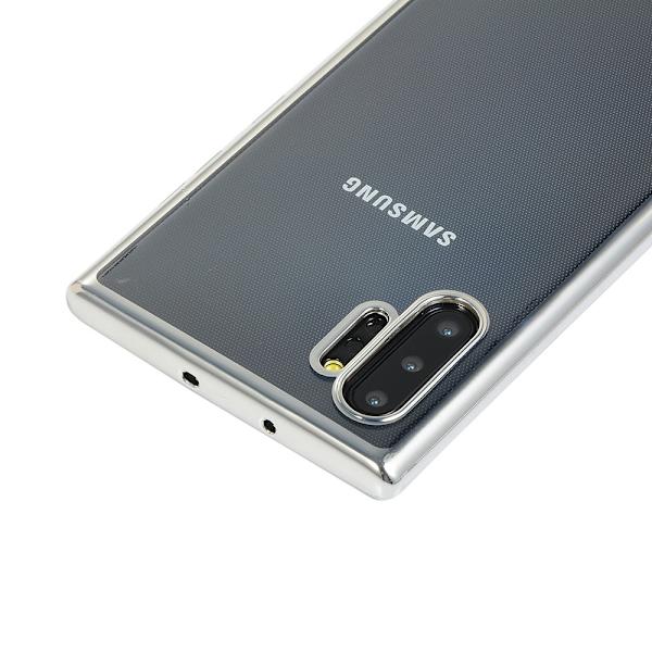 Silikonskal - Samsung Galaxy Note10+ Silver Silver