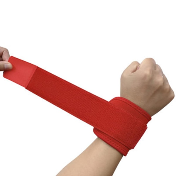 Praktisk, komfortabel, justerbar håndleddsstøtte Röd