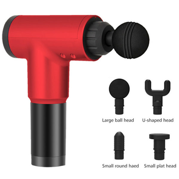 Effektfull Massage Pistol Röd