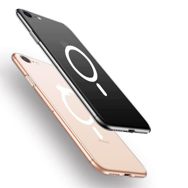 iPhone 8 - Magnetiskt Skyddande Skal Genomskinlig