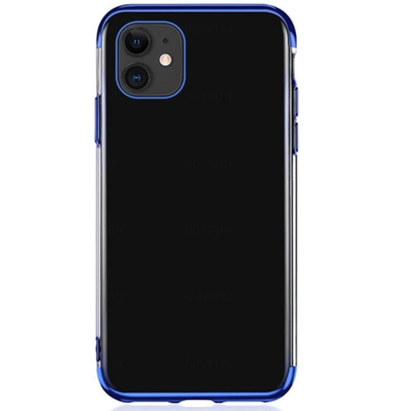 iPhone 12 Mini - Stilig Floveme silikondeksel Blå