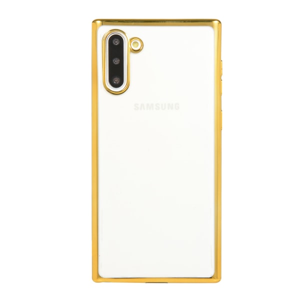 Samsung Galaxy Note10 - Kraftfullt Slittåligt Silikonskal Guld