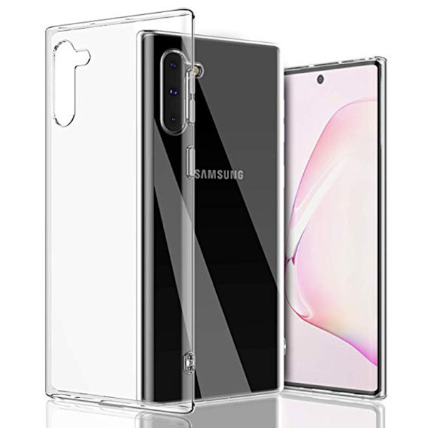 Samsung Galaxy Note 10 - Genomtänkt Floveme Silikonskal Transparent/Genomskinlig