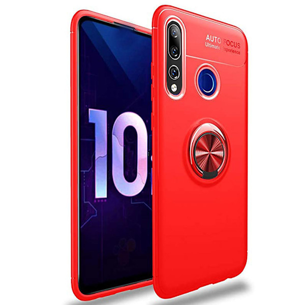 Praktiskt Skal med Ringhållare - Huawei P Smart Z Svart/Roséguld