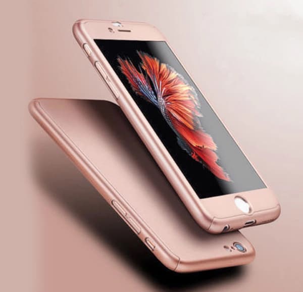Stilrent Skyddsfodral f�r iPhone 6/6S  (Fram och bak) Röd