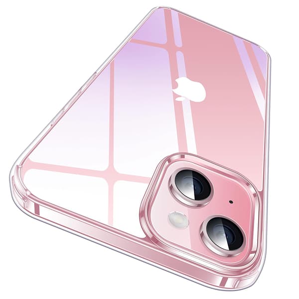 iPhone 15 Plus - Stötdämpande Tunt Skyddsskal Genomskinlig