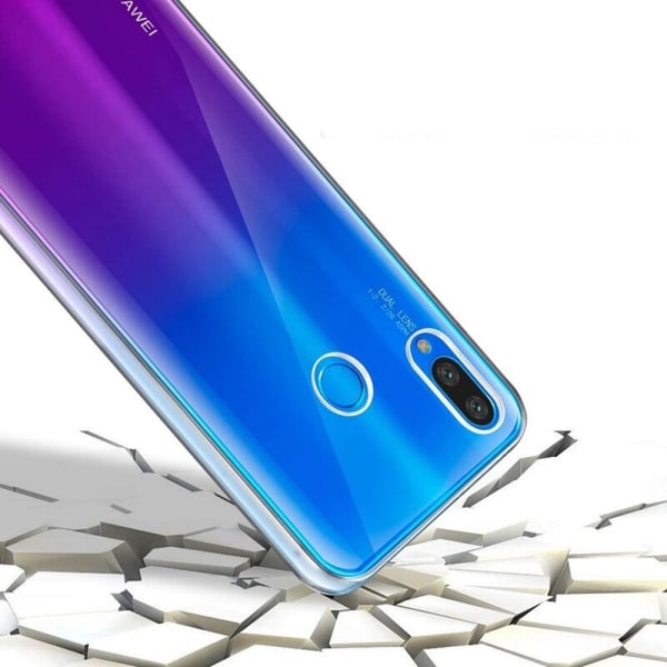 Beskyttende dobbel silikonskall (nord) - Huawei P Smart 2019 Svart