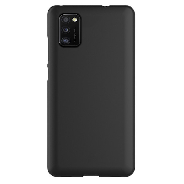 Stötdämpande Matt Skal - Samsung Galaxy A41 Svart