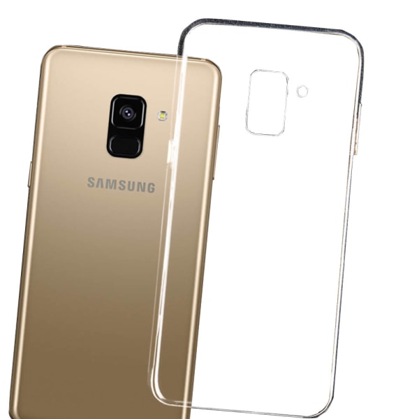 Beskyttende silikondeksel - Samsung Galaxy J6 2018 Transparent/Genomskinlig