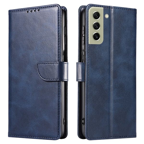 Samsung Galaxy S21 FE - Elegant Smidigt Plånboksfodral Röd