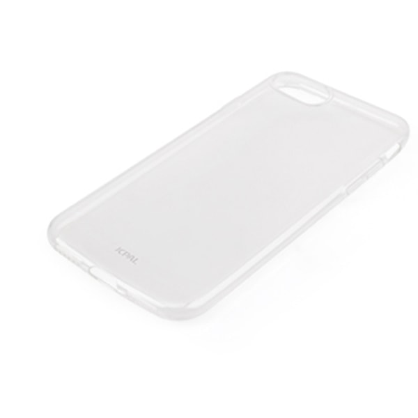iPhone 8 Plus - Ekstra beskyttelse silikonskall Transparent/Genomskinlig