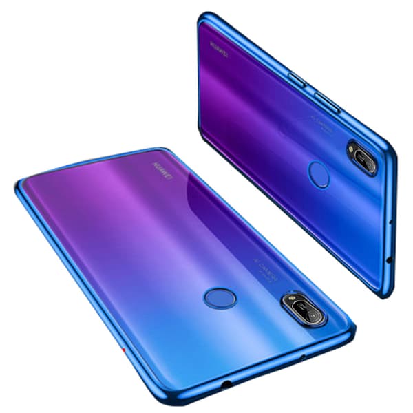 Professionellt Skyddsskal i Silikon - Huawei Y6 2019 Silver Silver