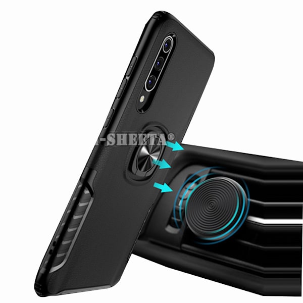 Huawei P30 - Stilsäkert Skyddsskal med Ringhållare (LEMAN) Guld