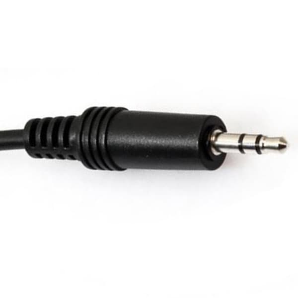 AUX Ljudkabel 3.5mm 2 Meter Svart