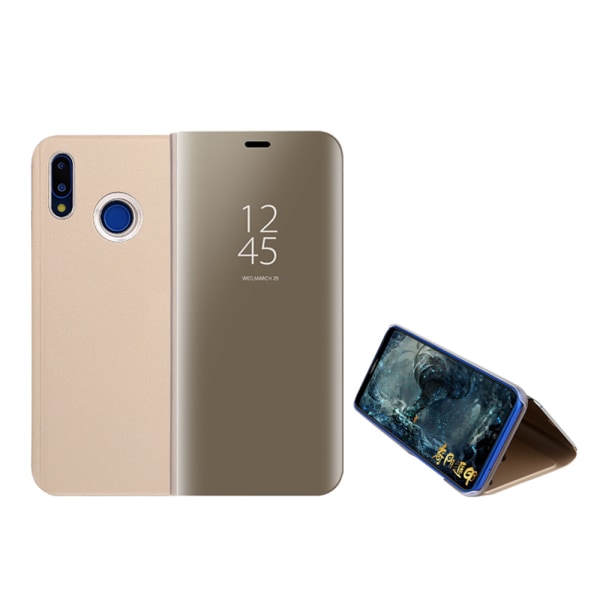 Elegant Smart Fodral (LEMAN) - Huawei P20 Lite Silver