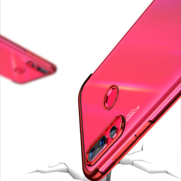 Huawei Honor 20 Lite - Robust kraftfuldt silikonetui (Floveme) Röd