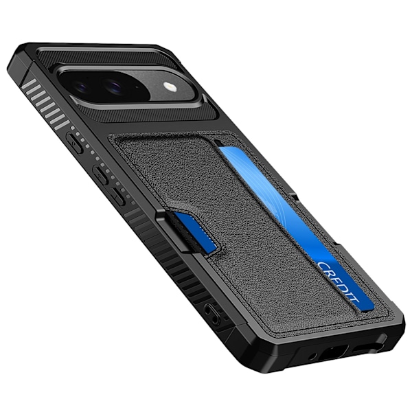 Google Pixel 9/9 Pro - Slimmat Plånboksfodral för 2 kort!