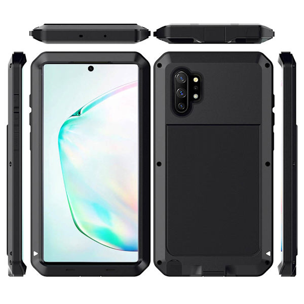Samsung Galaxy Note10+ - Slittåligt Aluminium Skal Silver Silver