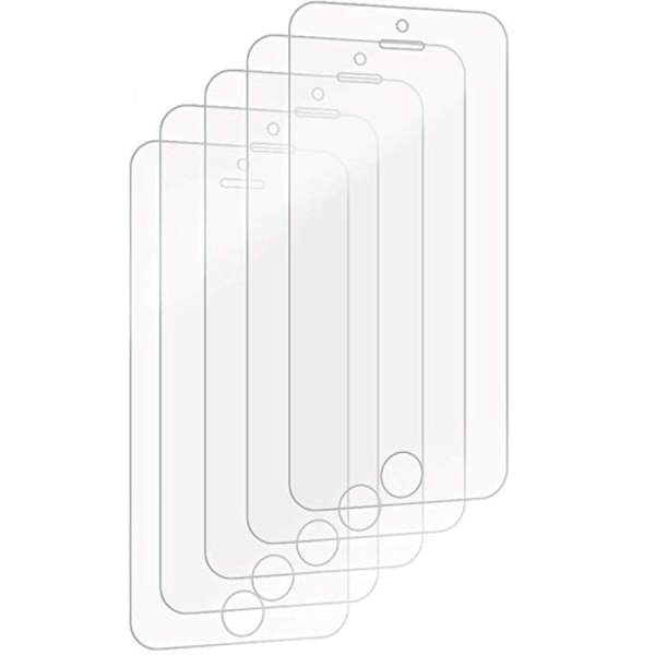 iPhone 5/5C/5S/5SE skjermbeskytter 5-PACK Standard 9H HD-Clear