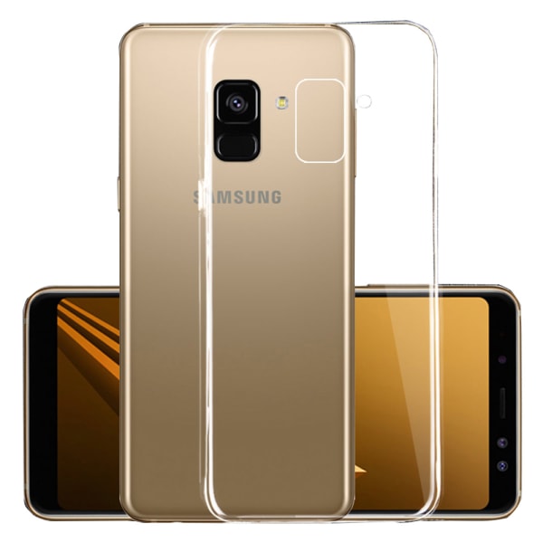 Beskyttende silikondeksel - Samsung Galaxy J6 2018 Transparent/Genomskinlig